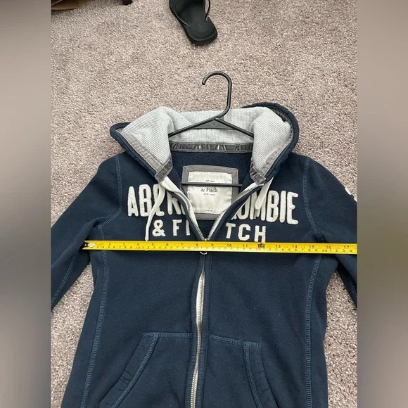 Vintage Abercrombie and Fitch Zip Up Hoodie Y2K Size S - Picture 8 of 8